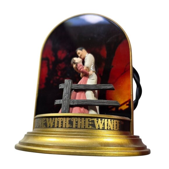Hallmark Keepsake 2001 Gone With The Wind Ornament Scarlett  Rhett farewell - Picture 3 of 10